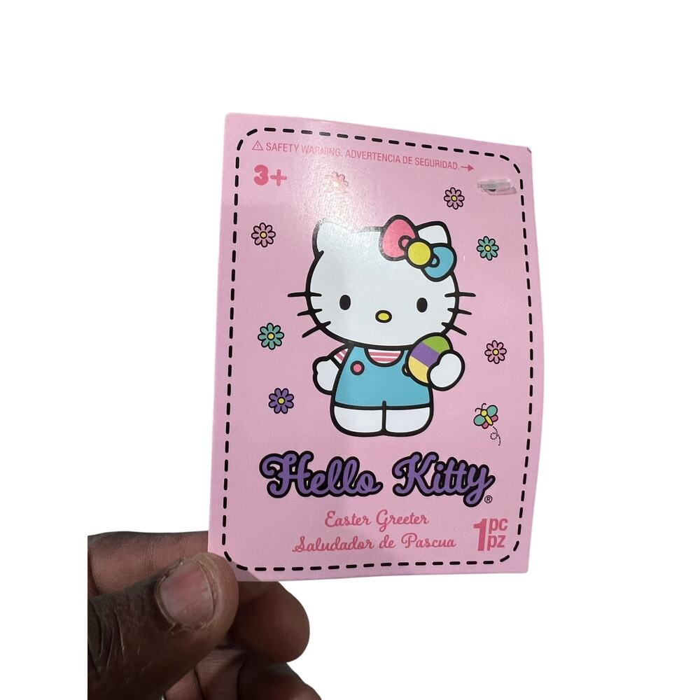 Hello Kitty Plush Stuffed Toy Pastel Outfit Easter Egg Sanrio New w/ Tag - Picture 5 of 6